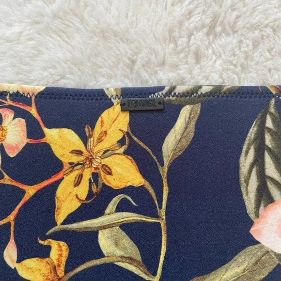 Triangl Neoprene Confetti Garden Midnight Garden Swim Bottoms Sz S - Picture 5 of 9